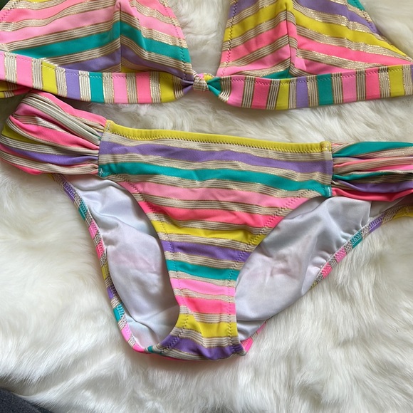 VS SEXY STRIPPED BIKINI SET - Picture 2 of 7